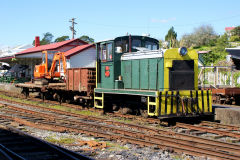 Bay of Islands Railway, Kawakawa, Drewry 2730 of 1967, September 2009